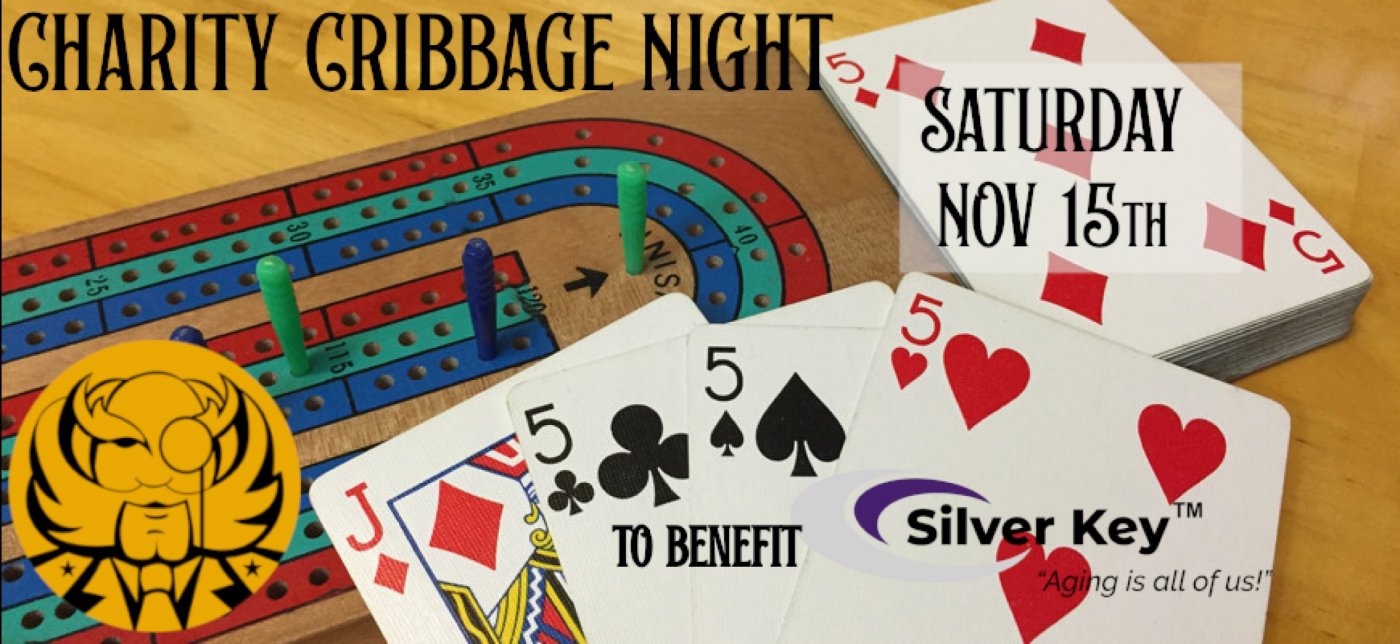 Monthly Charity Cribbage Night @ CMSE for SILVER KEY
