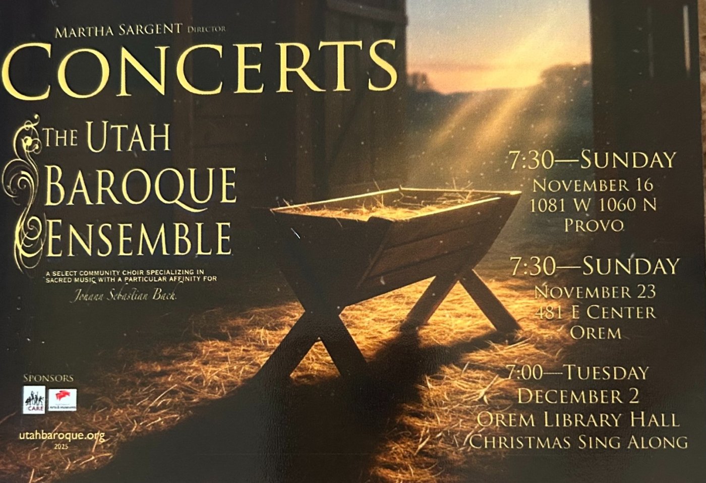 Christmas Sing-A-Long by the Utah Baroque Ensemble