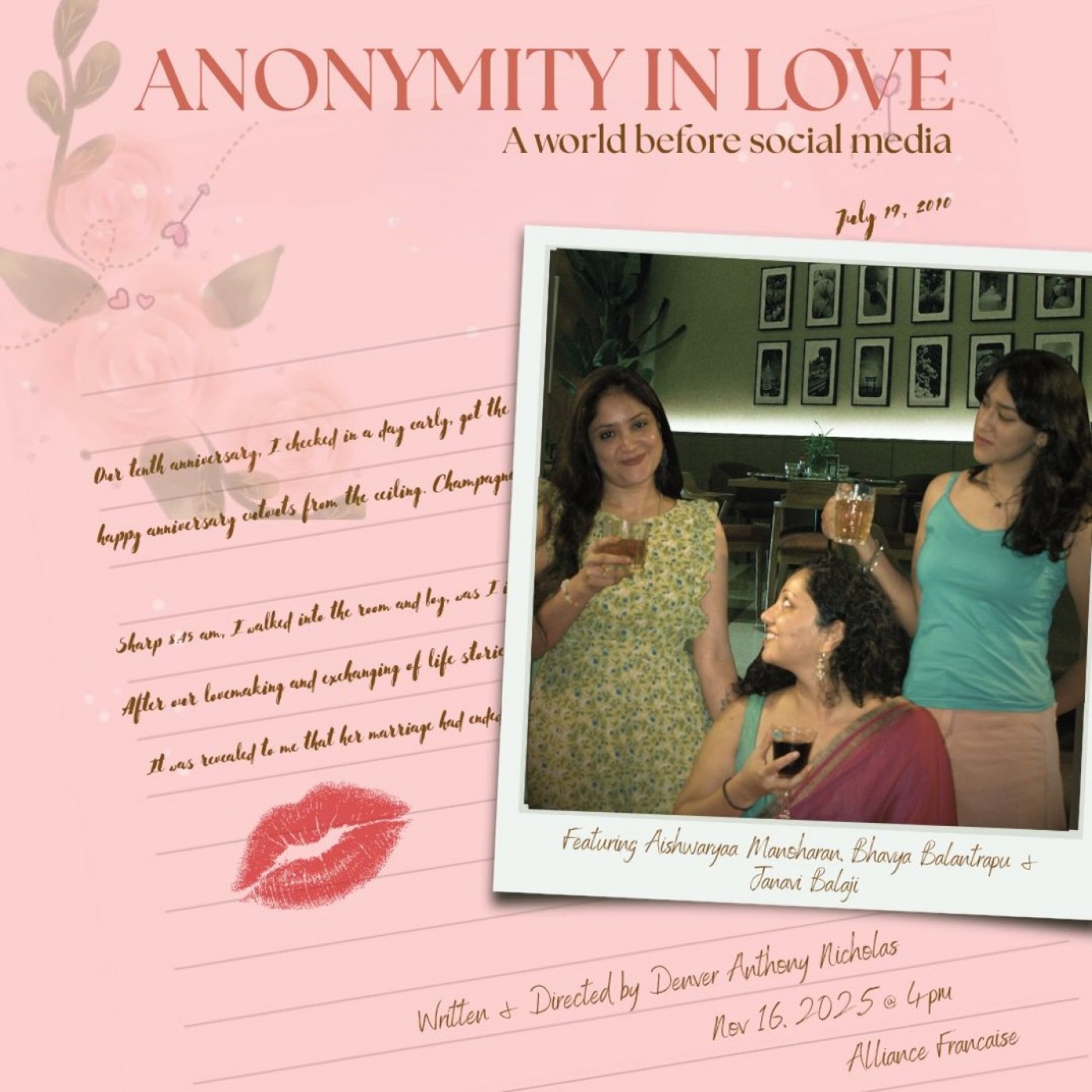 Anoymity in Love - A world before social media