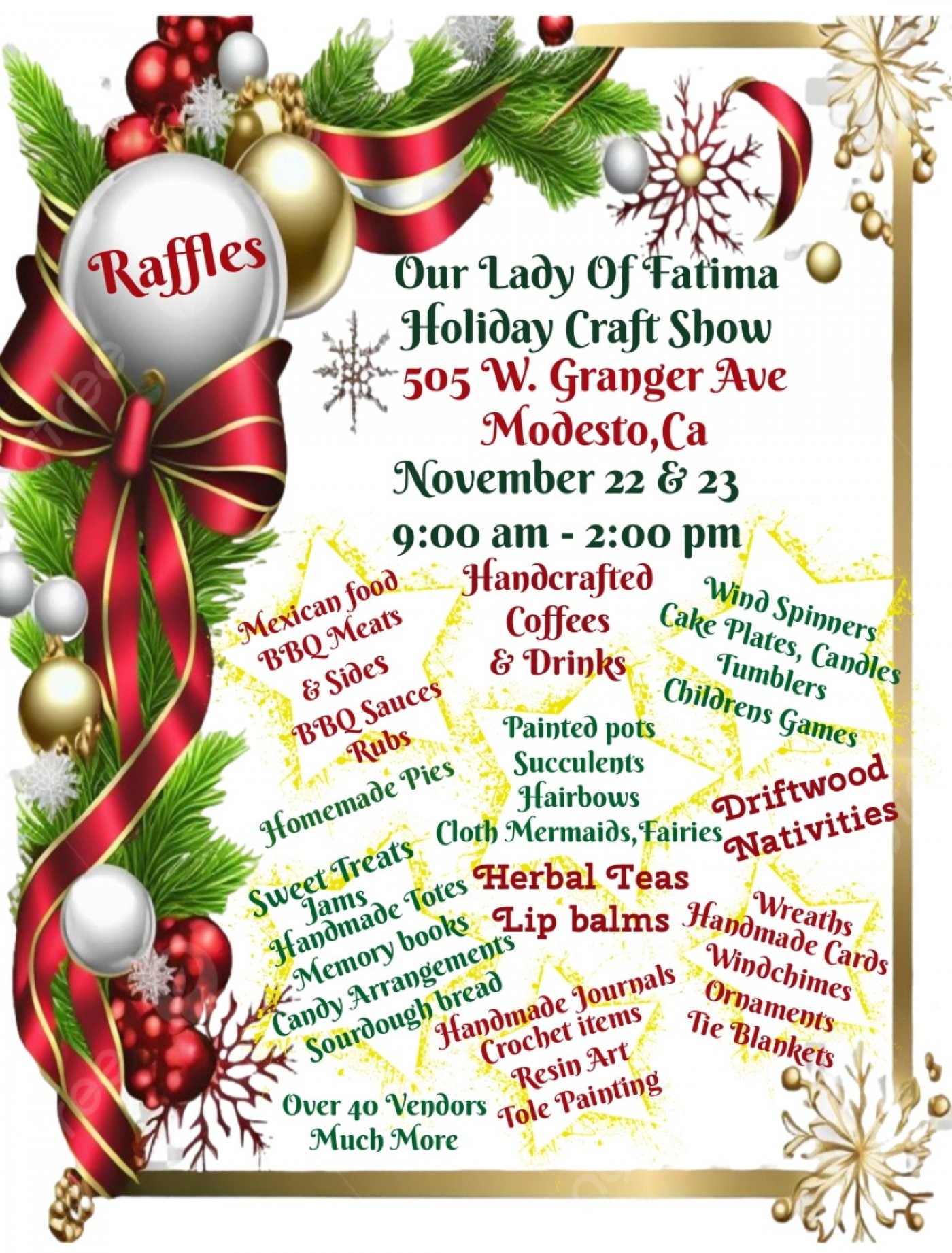 Our Lady of Fatima Craft Show