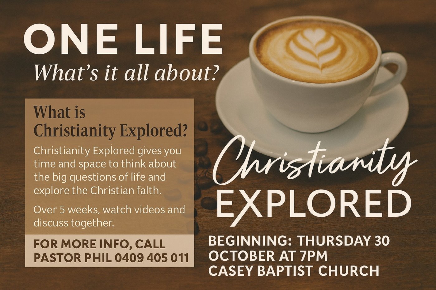Christianity Explored - Casey Baptist Church
