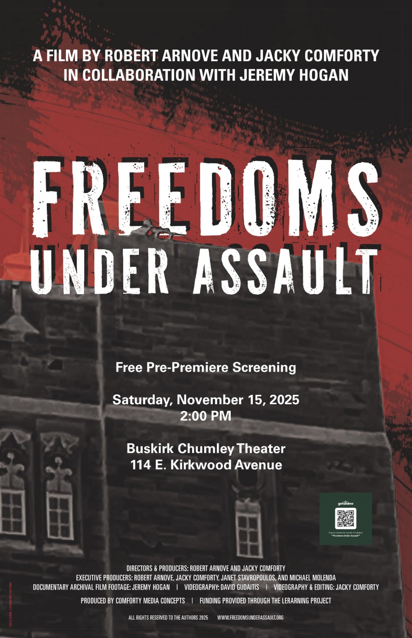 Pre-Premiere Screening of Freedoms Under Assault