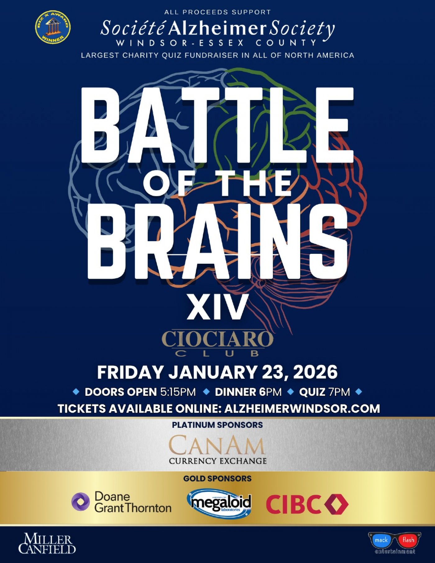 Battle of the Brains Dinner & Trivia Challenge XIV