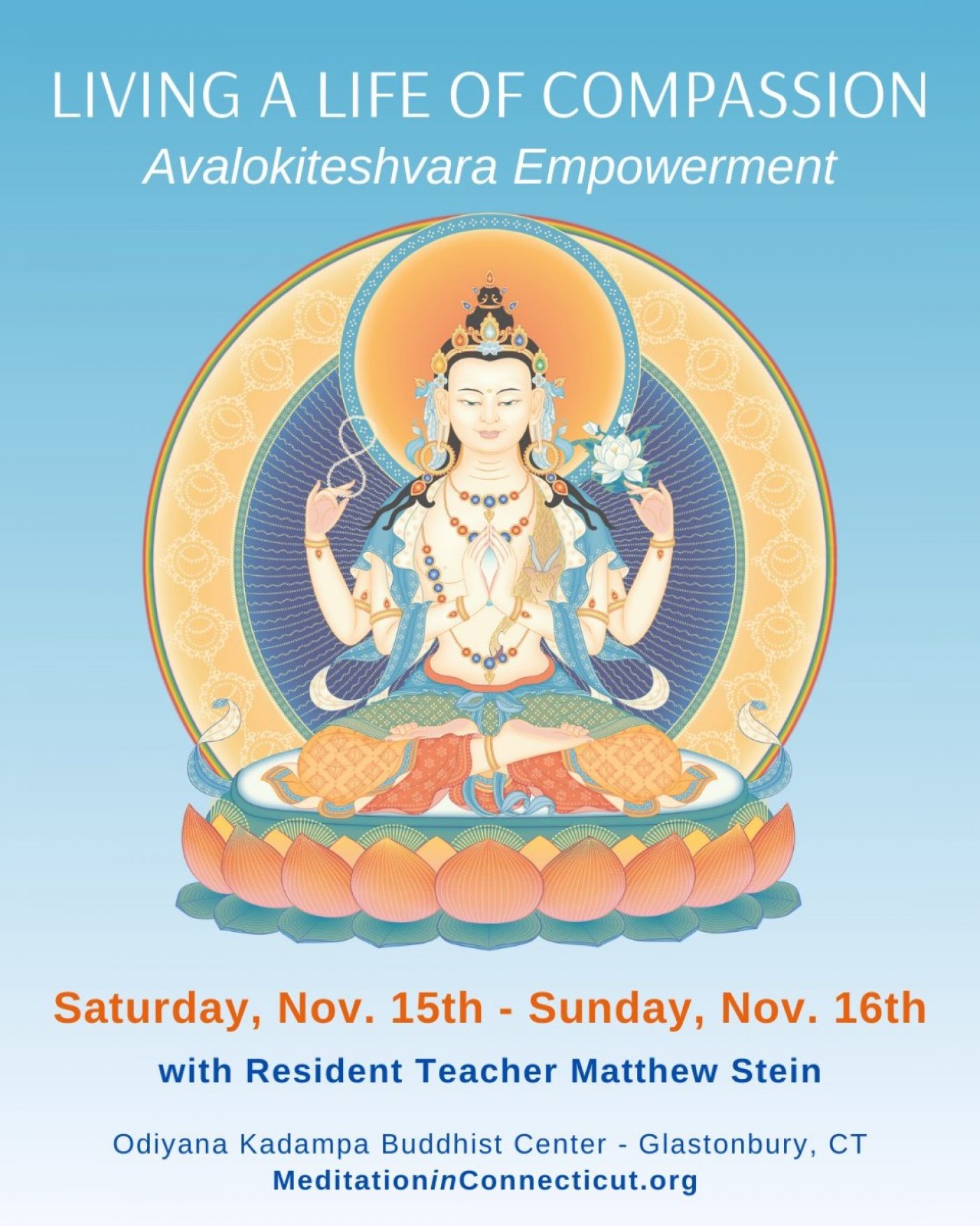 Living a Life of Compassion: Avalokiteshvara Empowerment