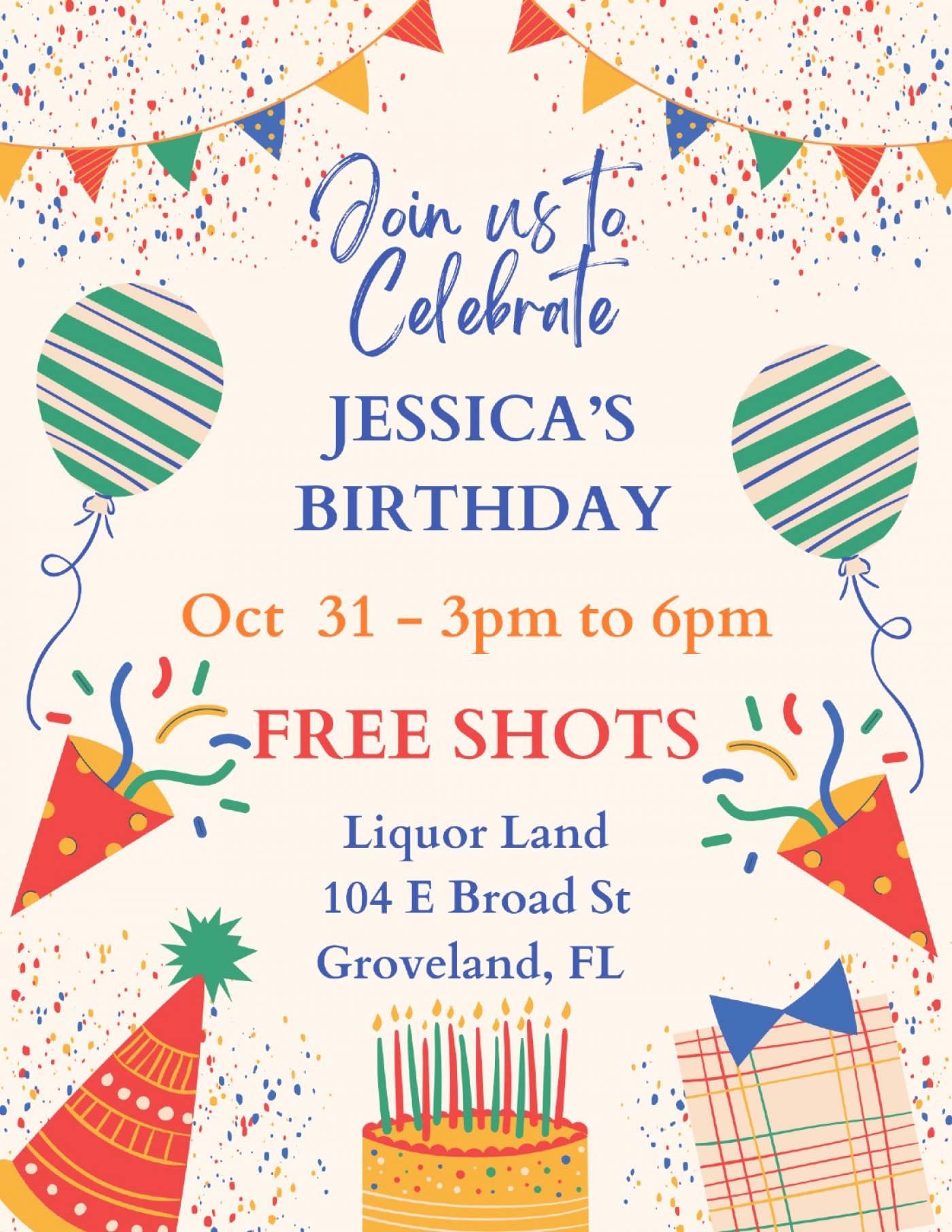Halloween free shots