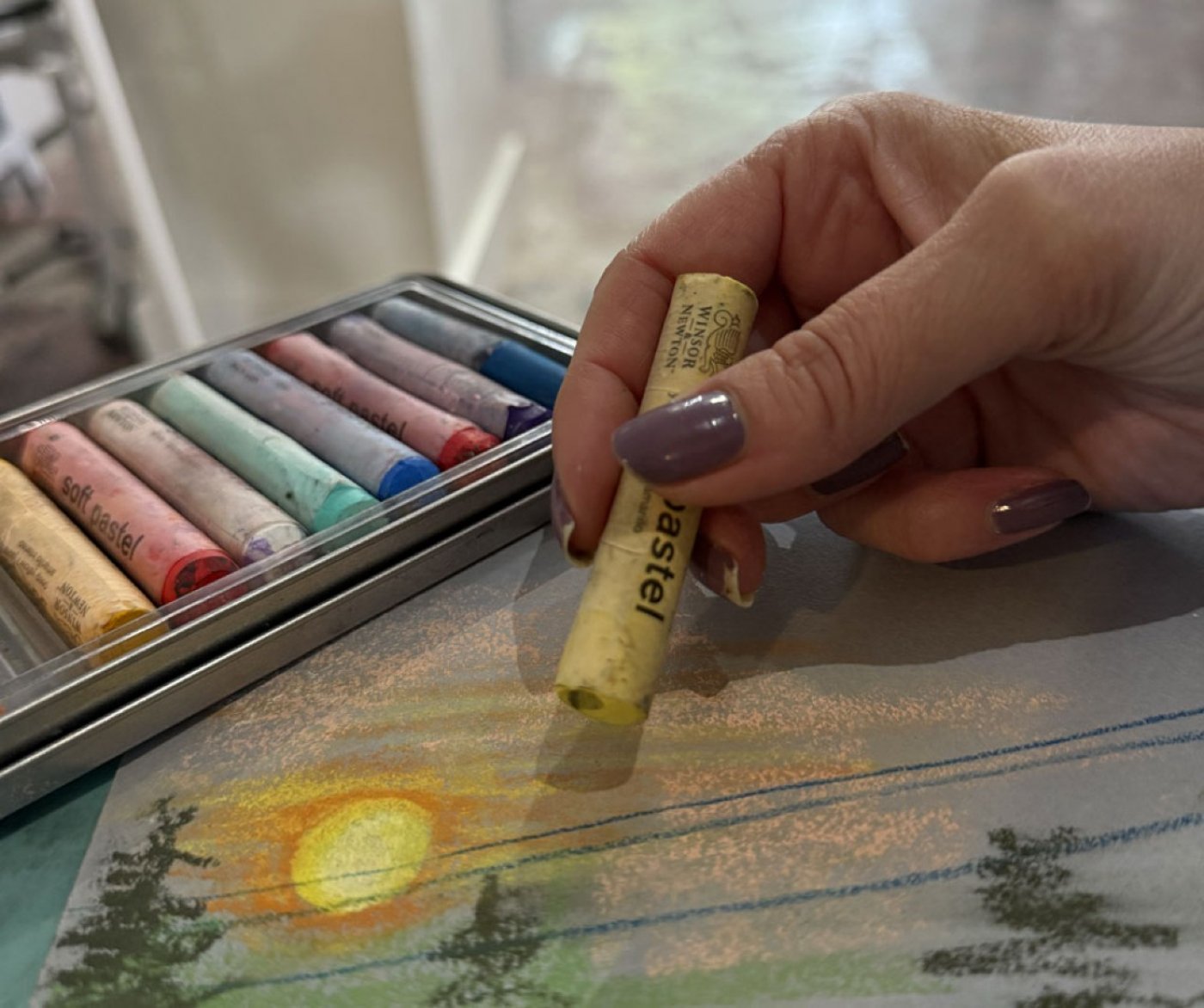 Vibrant Skies - Pastel Art Course