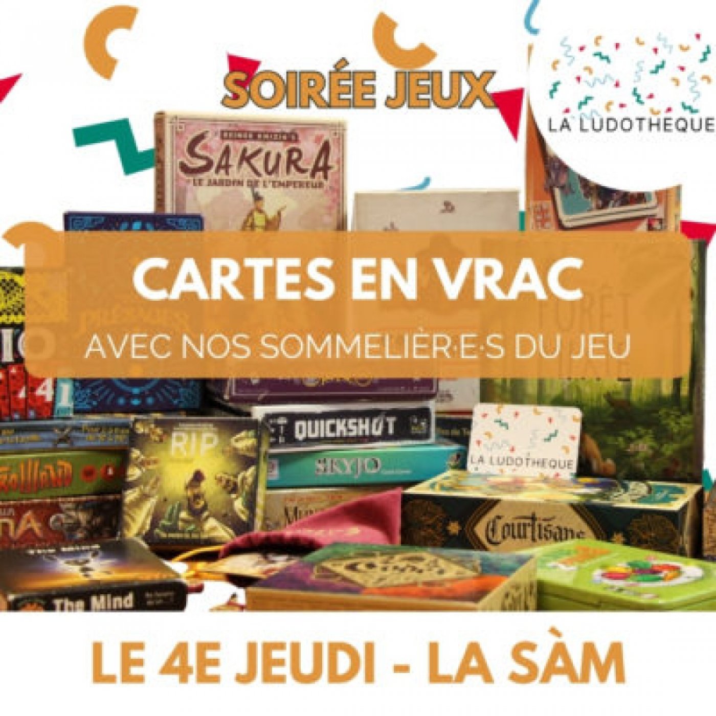 Soir\u00e9e jeux - Edition sp\u00e9ciale - Cartes en vrac