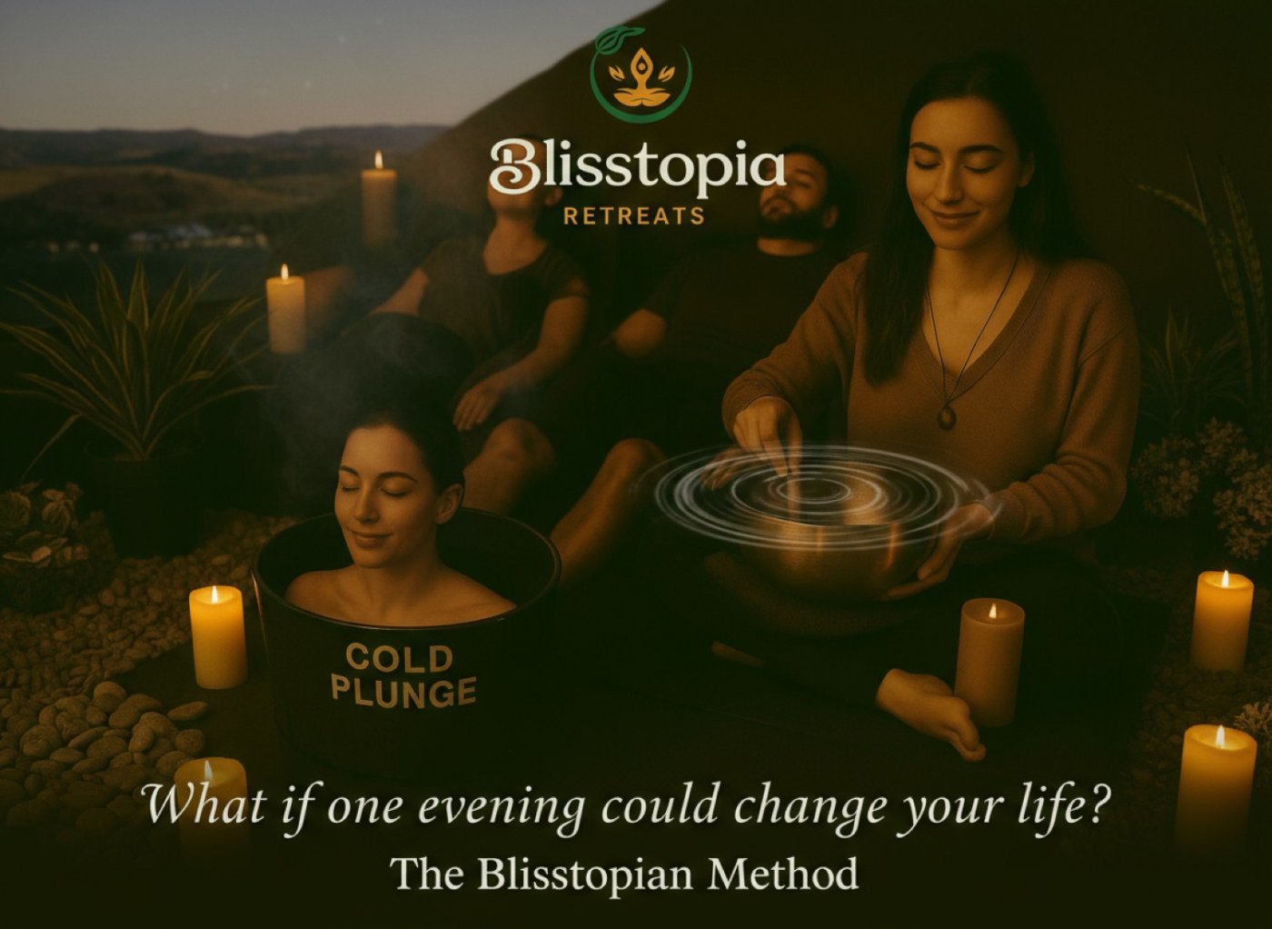 The Blisstopian Method (The Ultimate Guided Breathwork w\/Sound Bath, Cold Plunge and Cacao Ceremony)