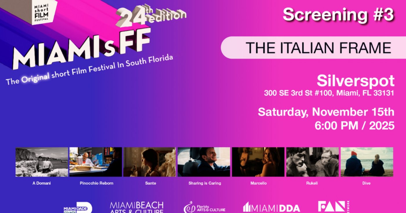 24th edition of the MIAMI short FILM FESTIVAL ~ Saturday, November 15th, 6PM - \ud835\udc7a\ud835\udc8a\ud835\udc8d\ud835\udc97\ud835\udc86\ud835\udc93\ud835\udc94\ud835\udc91\ud835\udc90\ud835\udc95