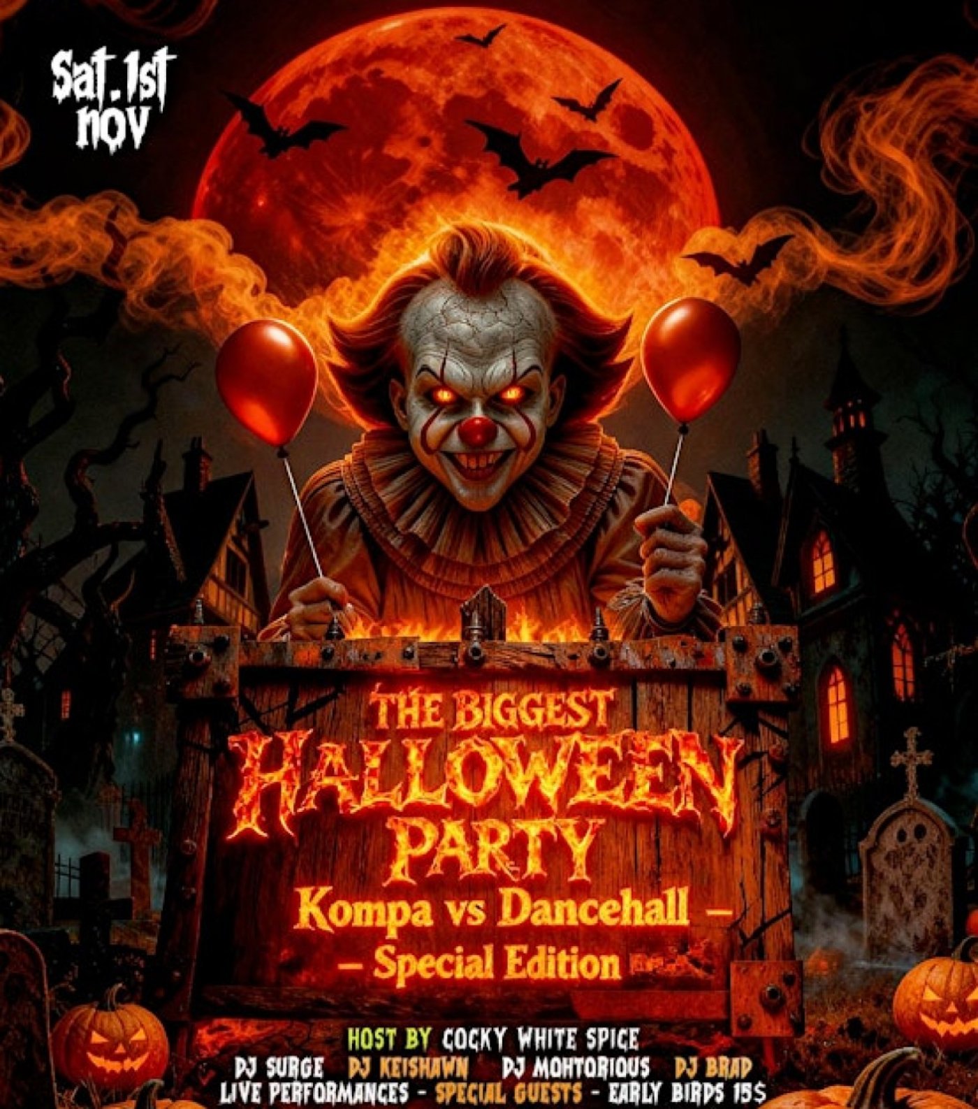 The Biggest Halloween Party - Kompa vs Dancehall Special Edition !