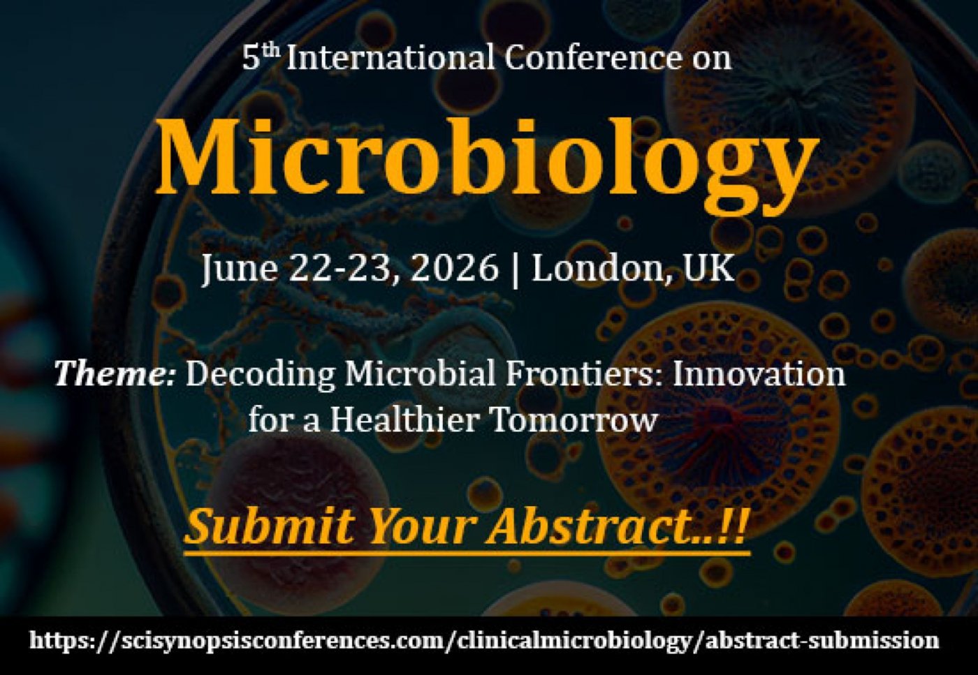 5th International Conference on Microbiology