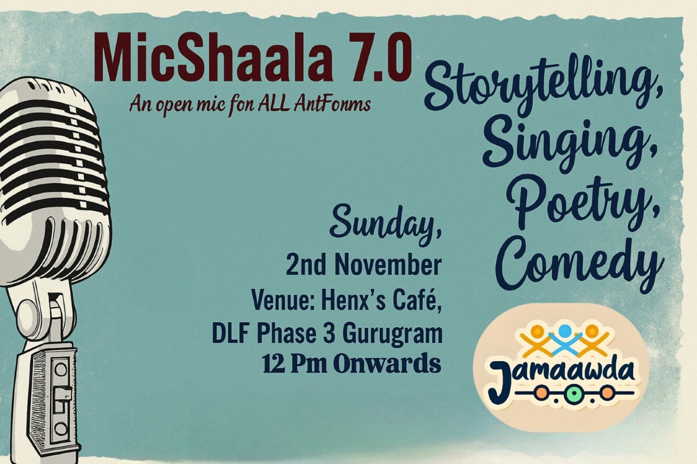 MicShaala 7.0 An Open Mic