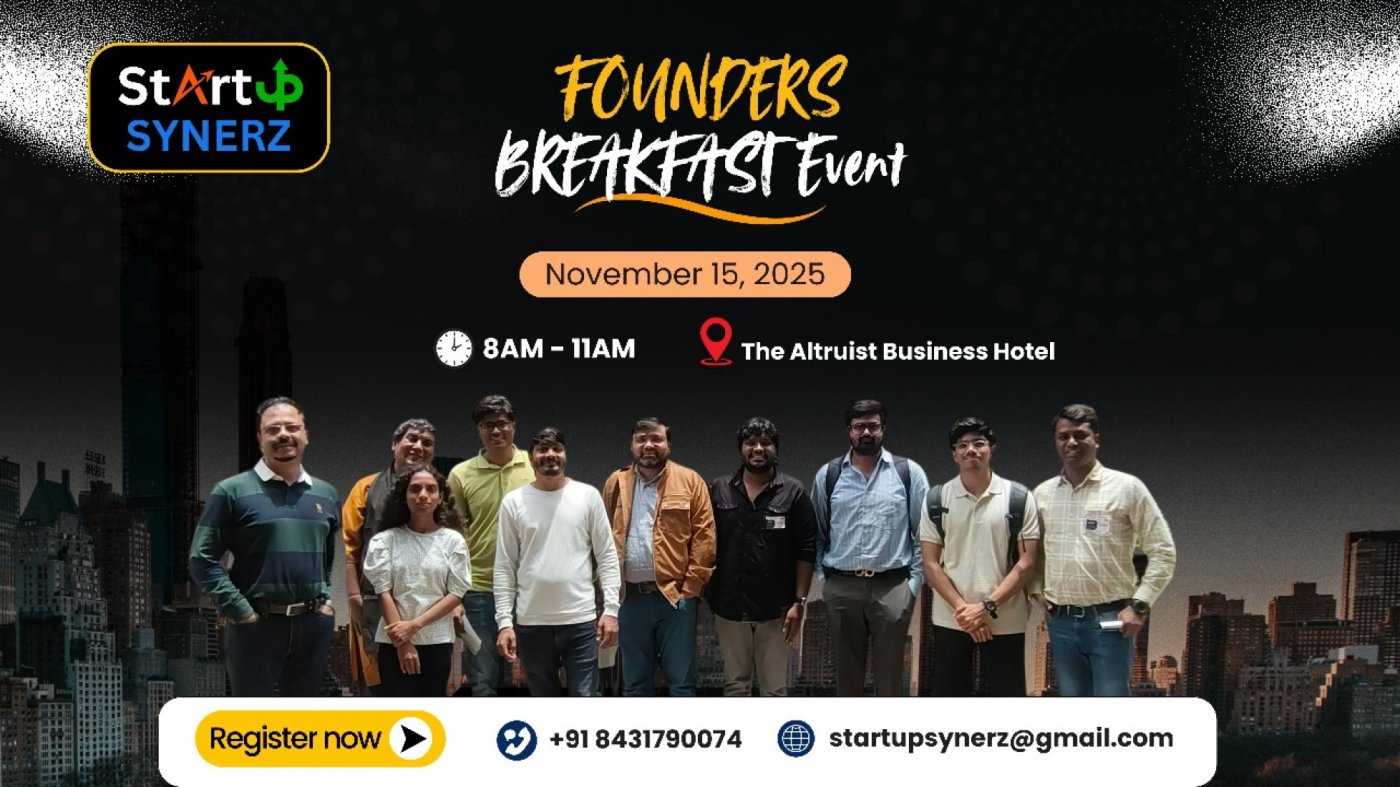 The Founders Breakfast Meetup \u2013 Bengaluru Edition |Networking Event - Startups Founders