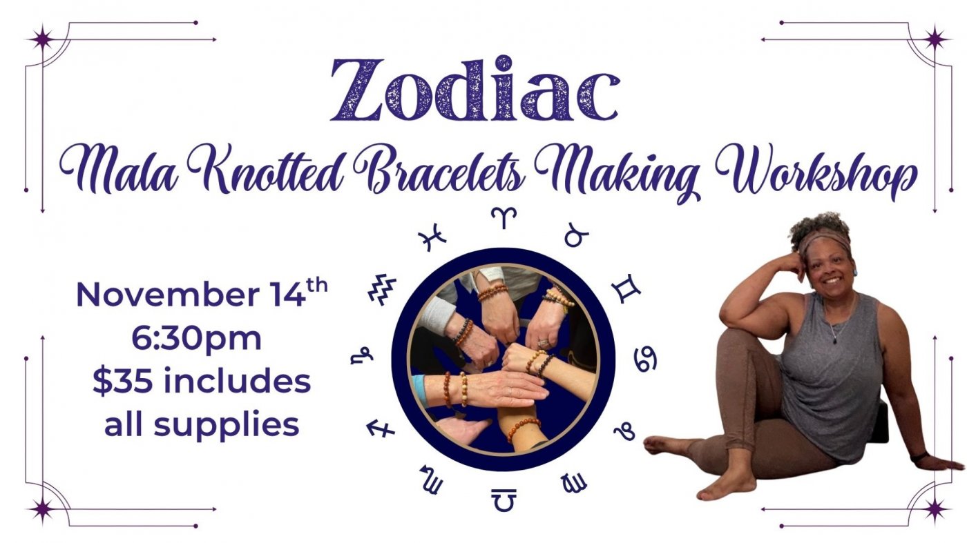 Zodiac Knotted Mala Bead Bracelet Making Workshop