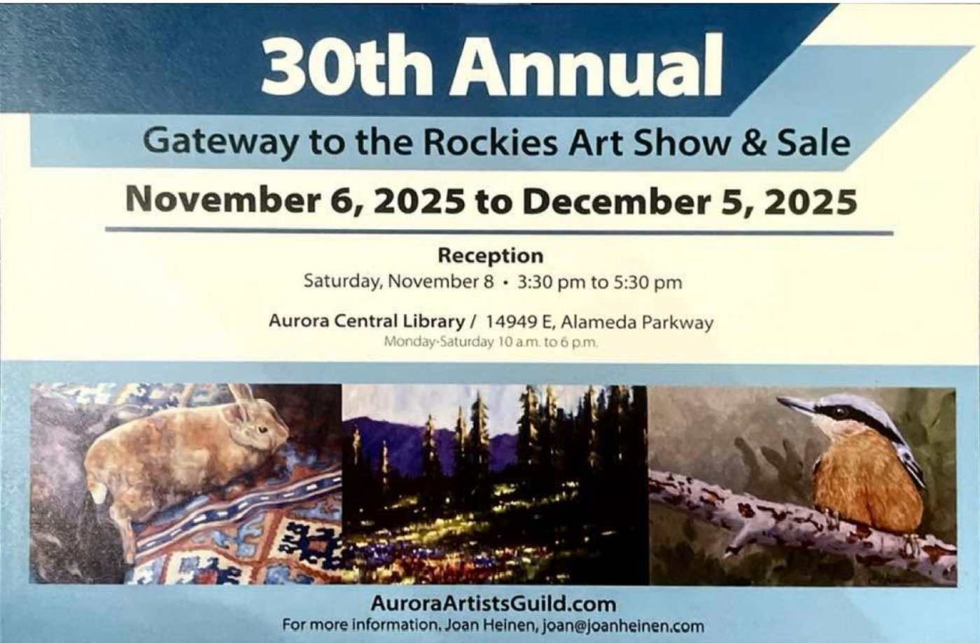 Gateway to the Rockies Art Show