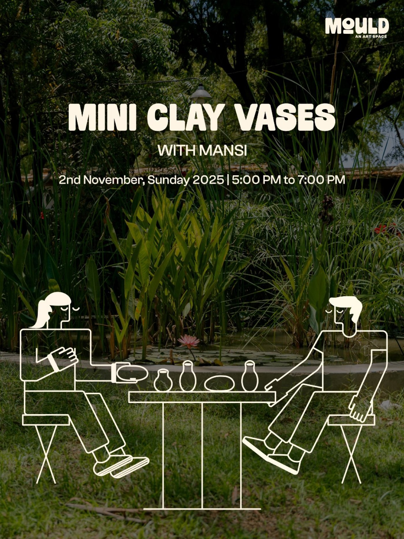 Making Mini Clay Vases