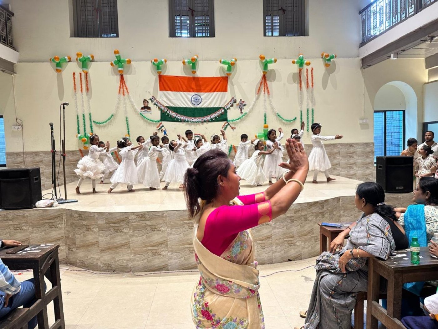Storytelling at Chetla Boys' High School, Kolkata, India