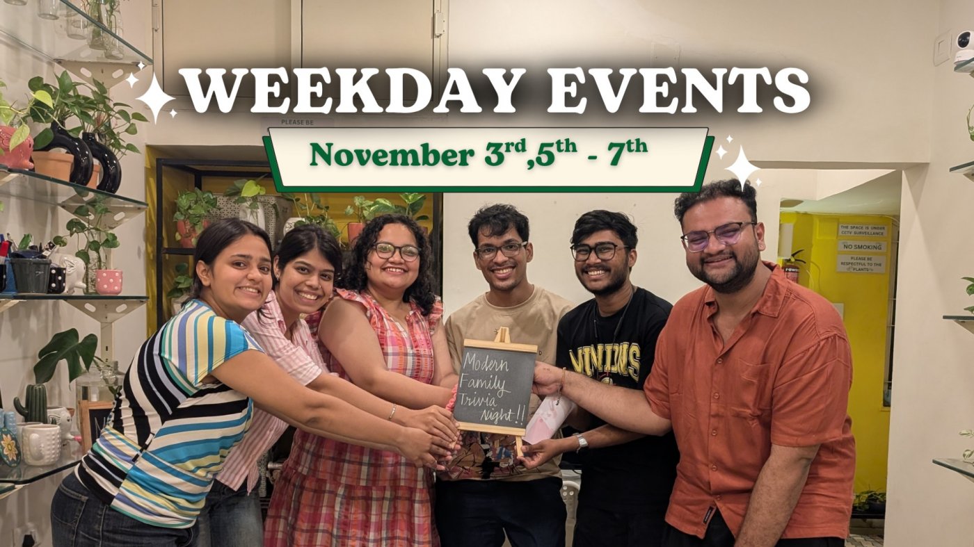 Weekday Events at CPL, Rajpath-Rangoli (November 3rd, 5th, 6th & 7th)