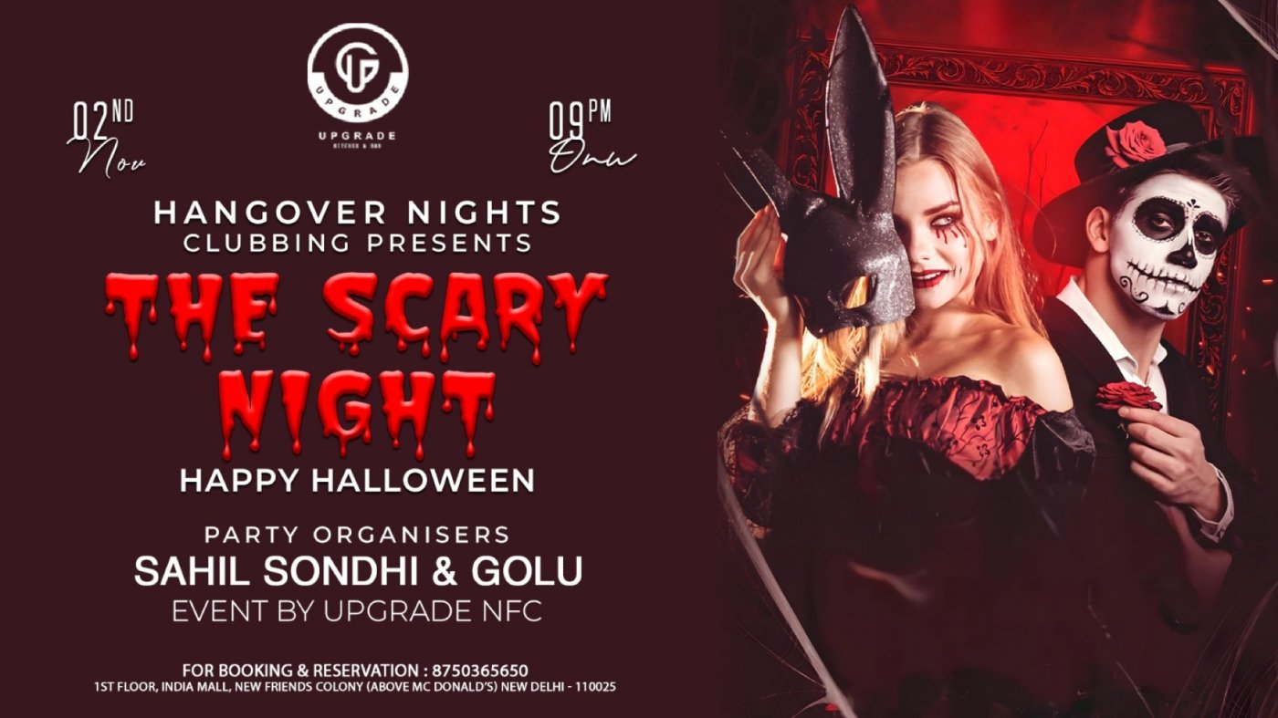 THR SCARTY NIGHT HALOWEEN PARTY BY HANGOVER NIGHTS