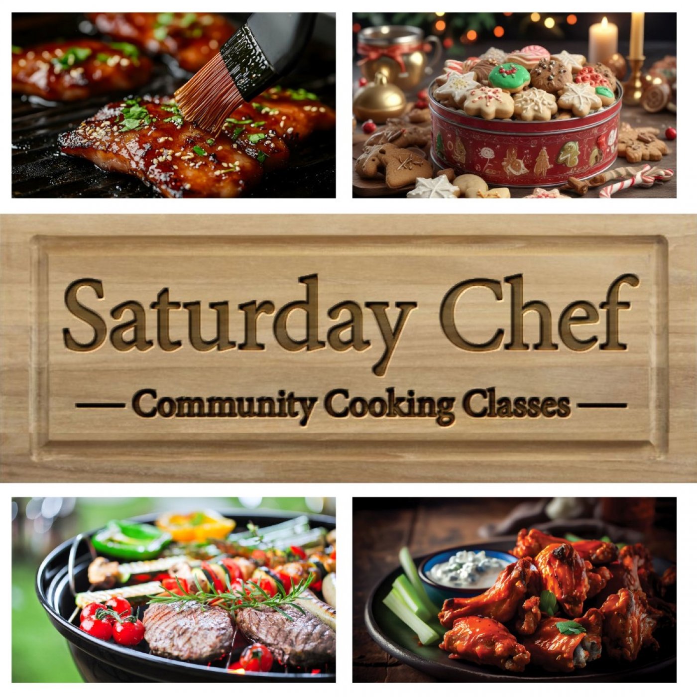 Saturday Chef Community Cooking Class - Holiday Cookie Tins & Treats