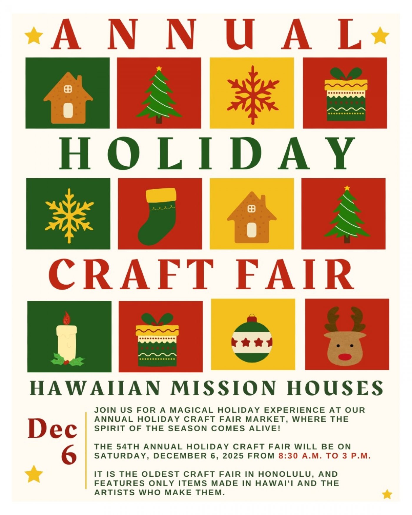 54th Annual Holiday Craft Fair