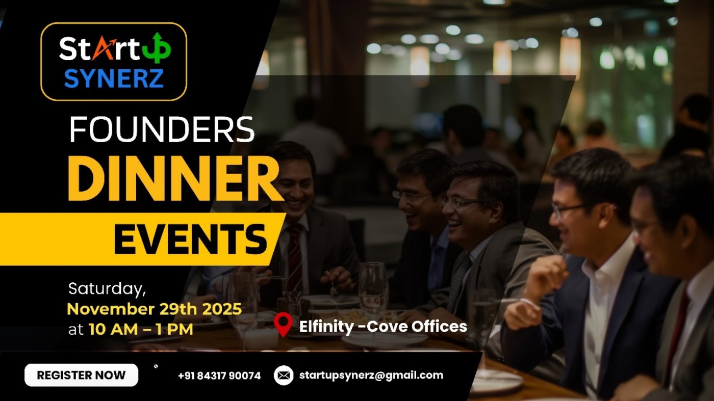 Founders Dinner Meetup | Networking Event - Founders Startups Entrepreneurs