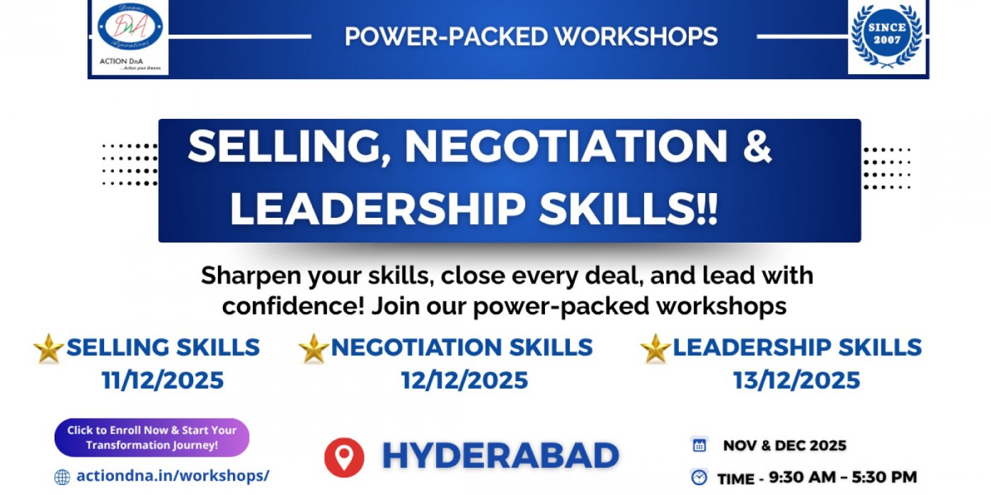 \ud83d\ude80 Upgrade Your Career with Action DnA Workshops in Hyderabad!