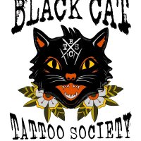 Black cat tattoo society