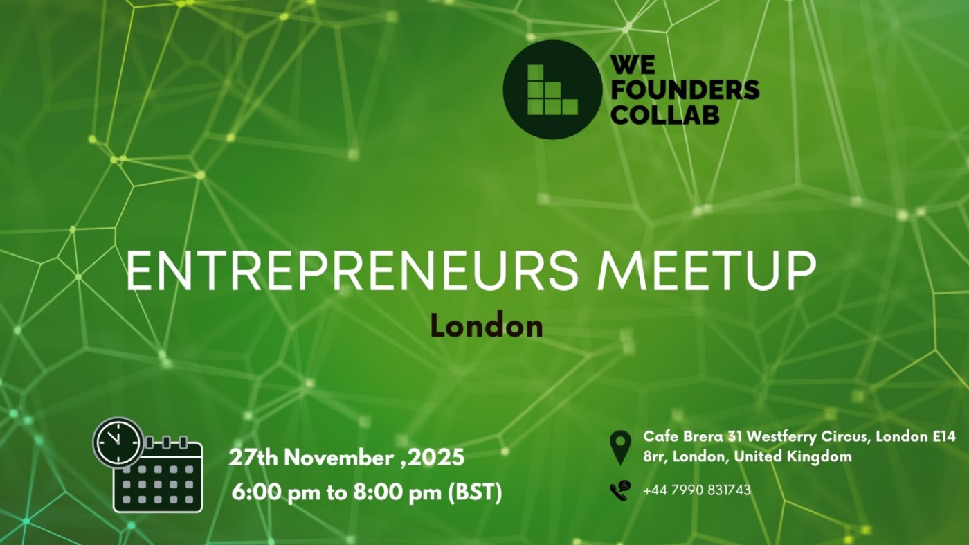 Entrepreneurs Meetup by We Founders Collab London 2025