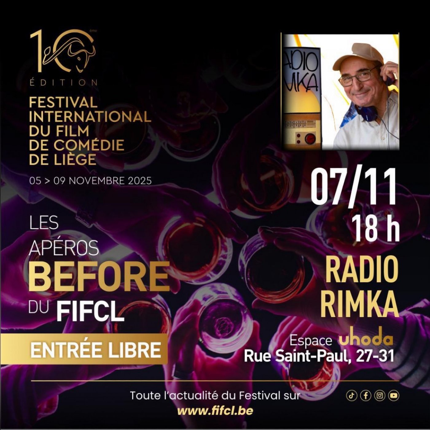 Pour les 10 ans du FIFCL Radio-Rimka Radio-Rimka en mode pr\u00e9chauffage !