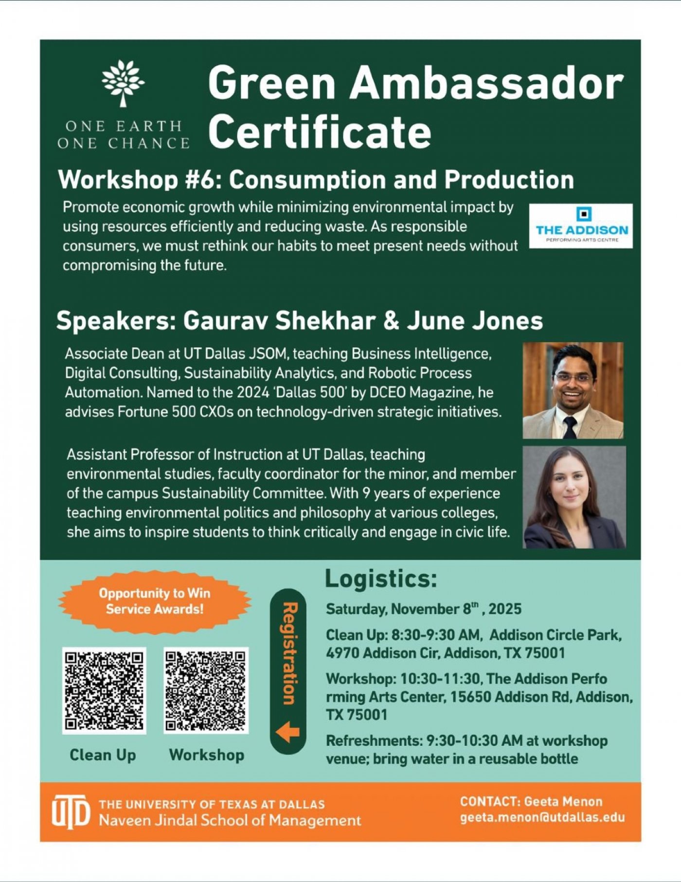 Green Ambassador Certificate Workshop November 2025