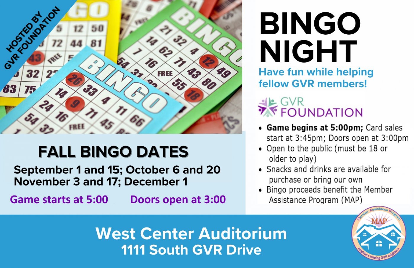 BINGO IN GREEN VALLEY