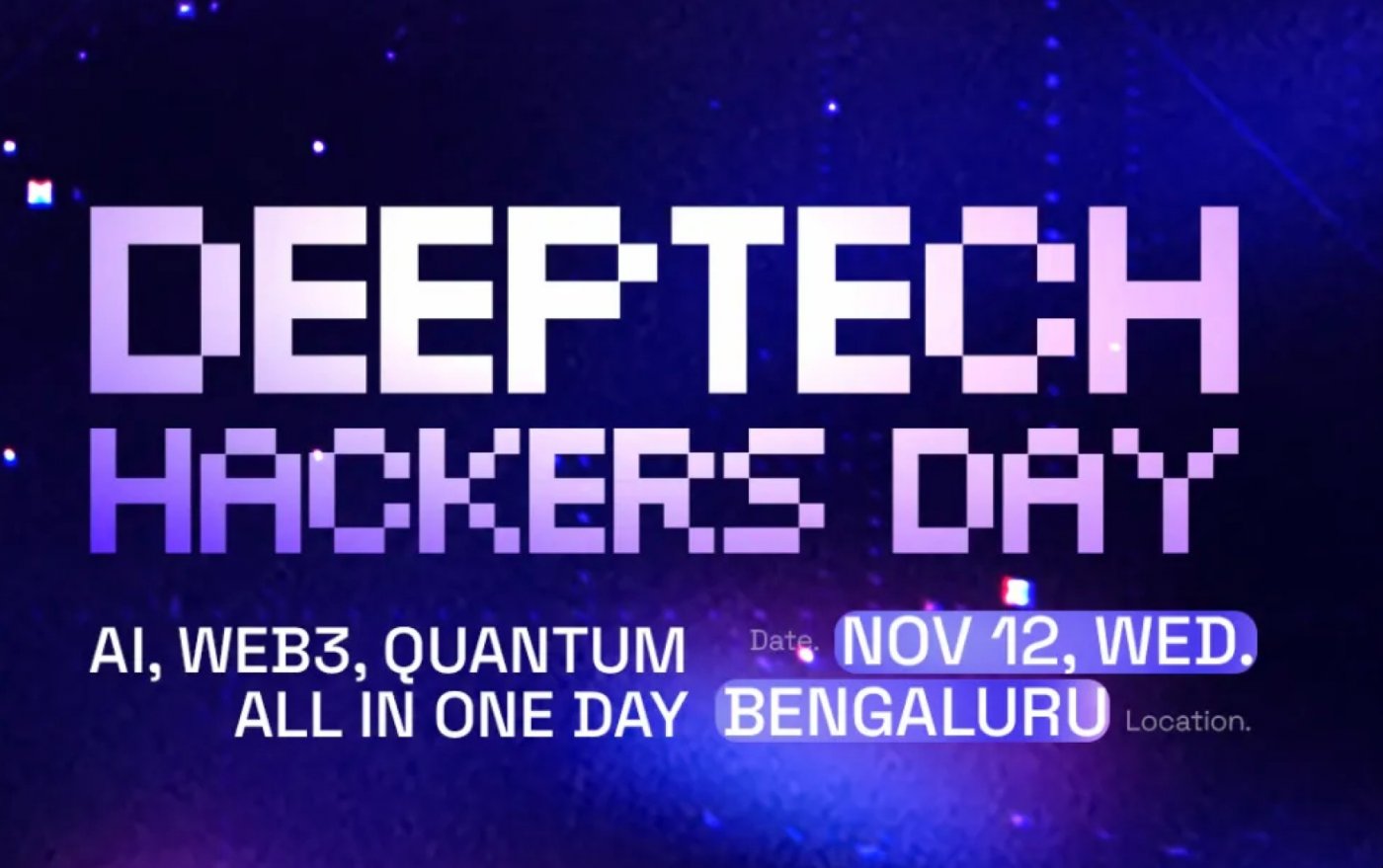 DeepTech Hackers Day - Startup Park Bengaluru