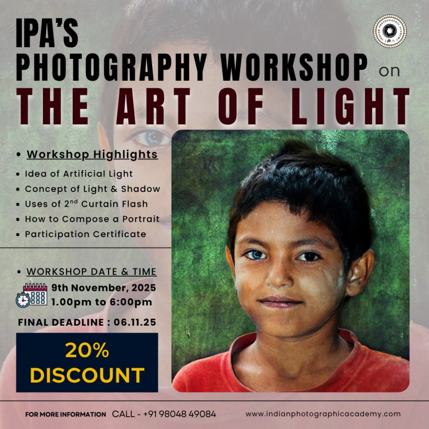 The Art of Light - Workshop by IPA
