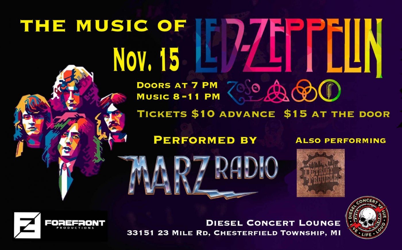 The Music of Led Zeppelin * with Special Guest Detroit Trouble