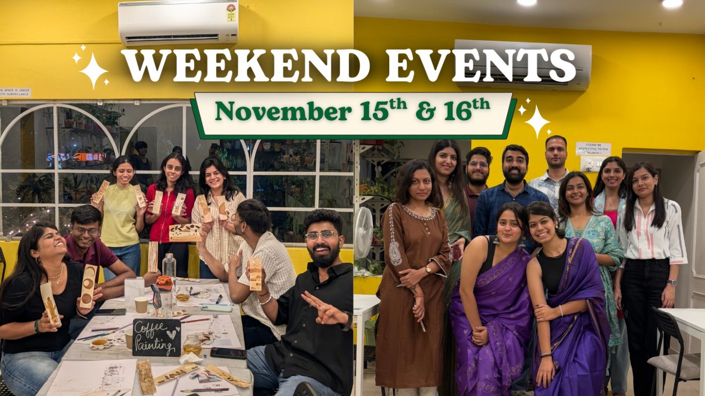 Weekend Events at CPL, Naranpura (November 15th & 16th)