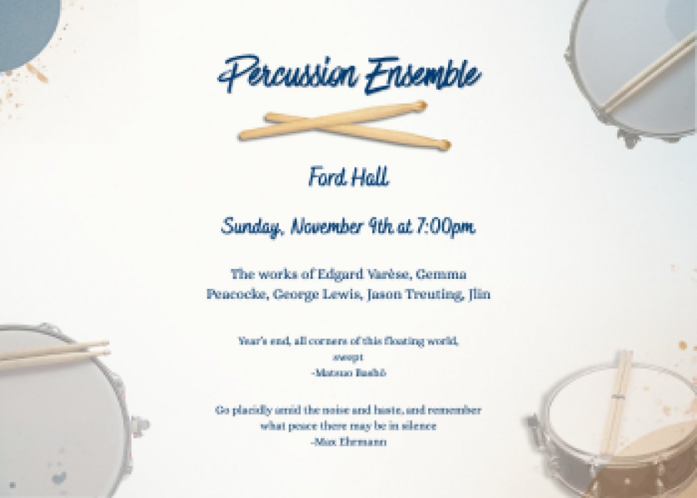 Ithaca College Percussion Ensemble