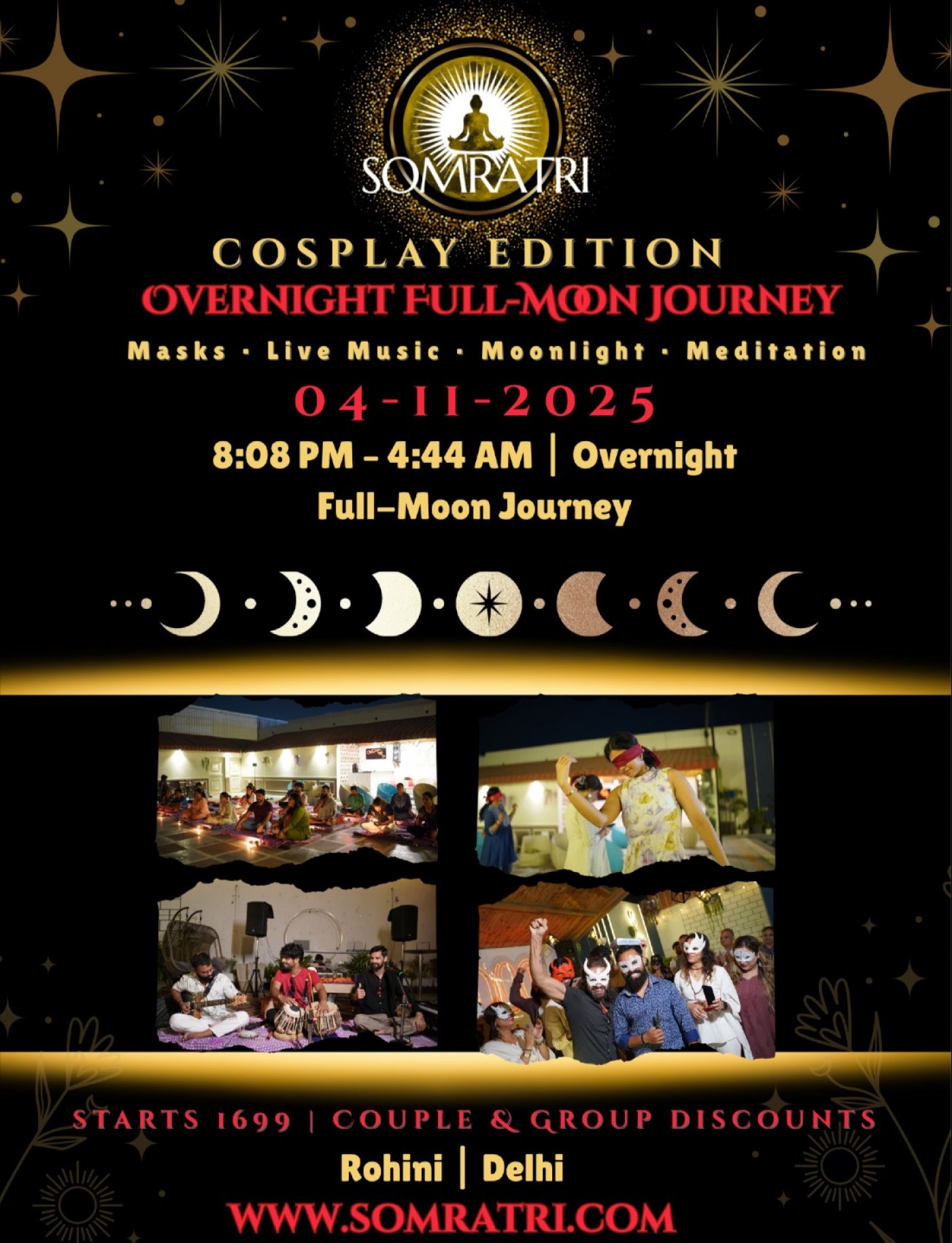 SomRatri \u2013 Full Moon Night (Cosplay Edition, 04-11-2025 | Delhi)