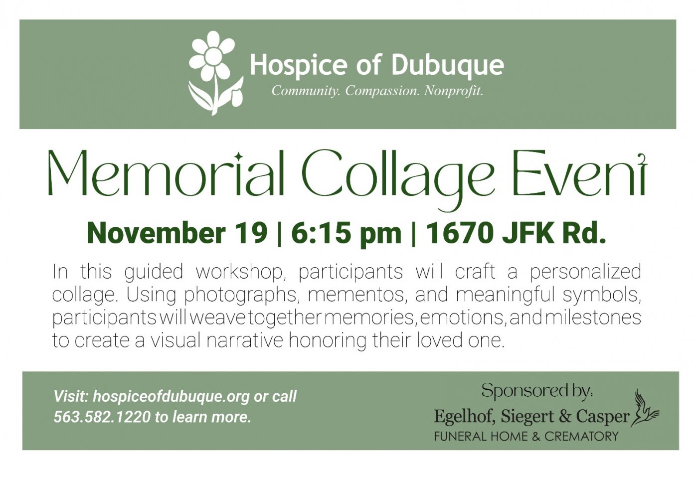 Memorial Collage Event