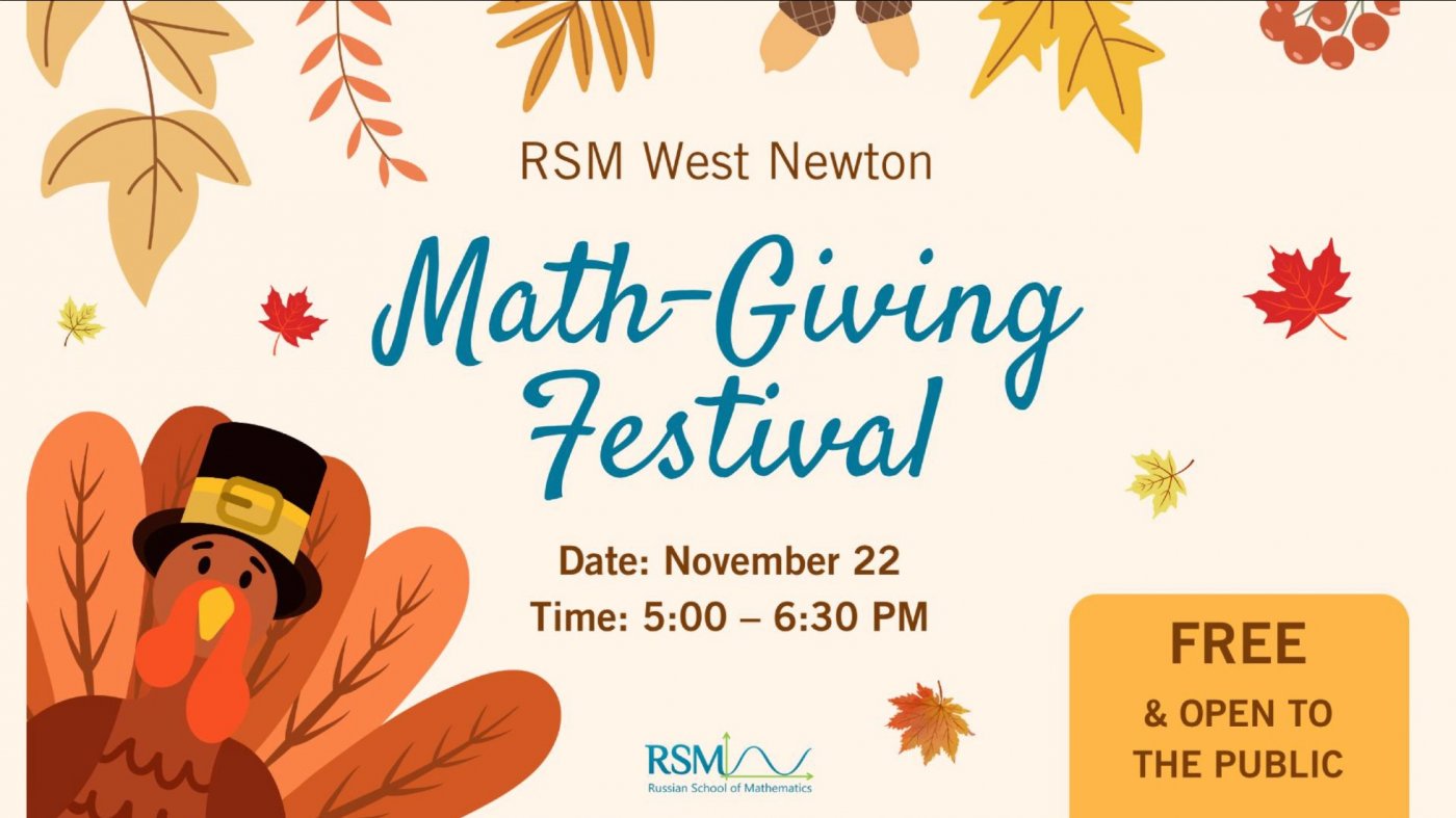 MathGiving Festival by RSM West Newton