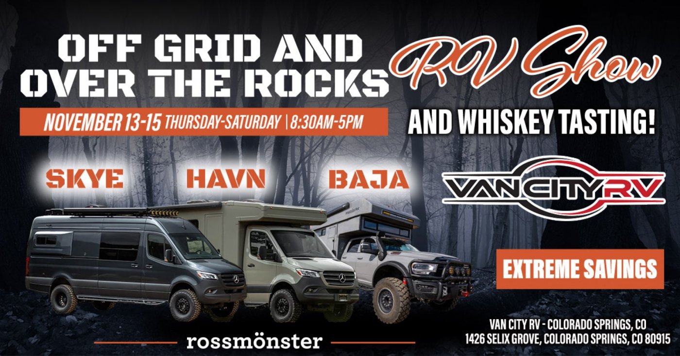 Off Grid and Over the Rocks - Van City RV\u00a0
