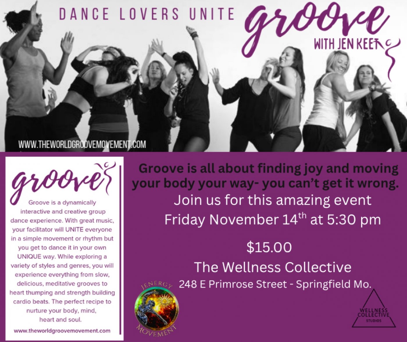 GROOVE with Jen Keet!