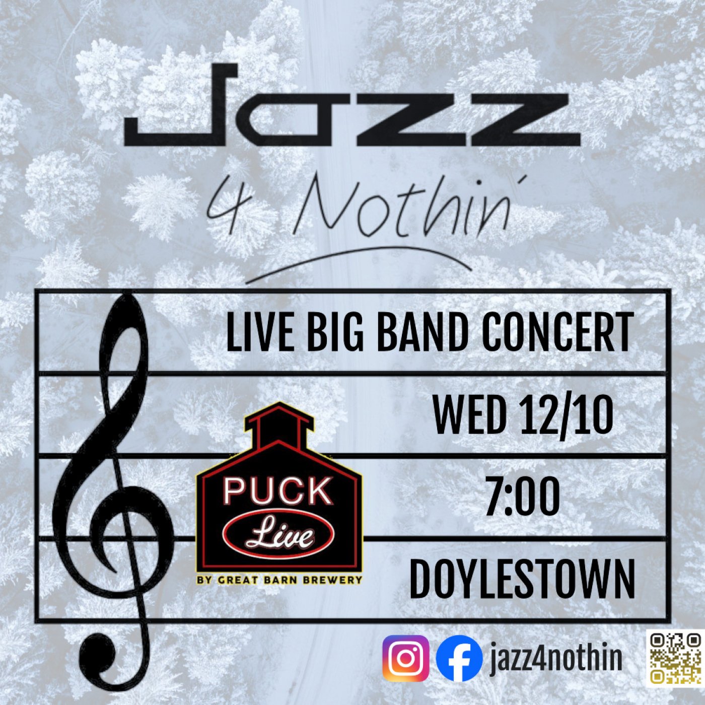 Jazz 4 Nothin' Big Band Concert