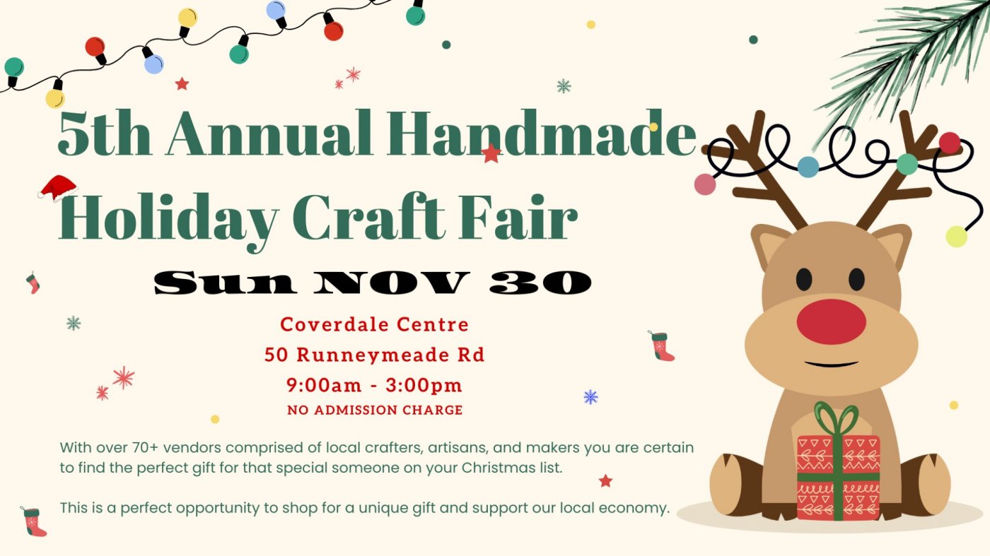 5th Annual Handmade Holiday Craft Fair