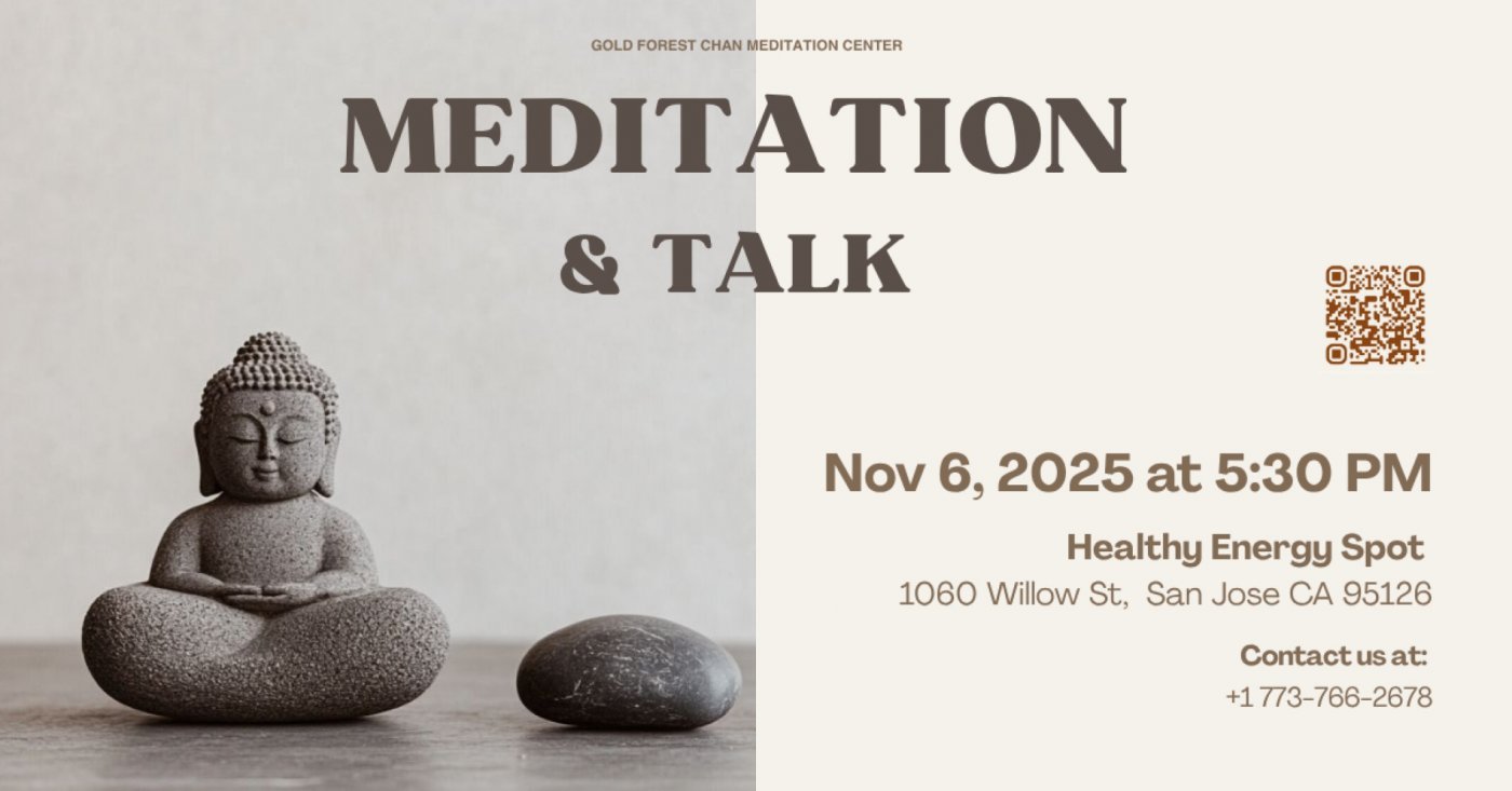 Thursday Evening Chan Meditation \u2013 A Peaceful Reset in Willow Glen