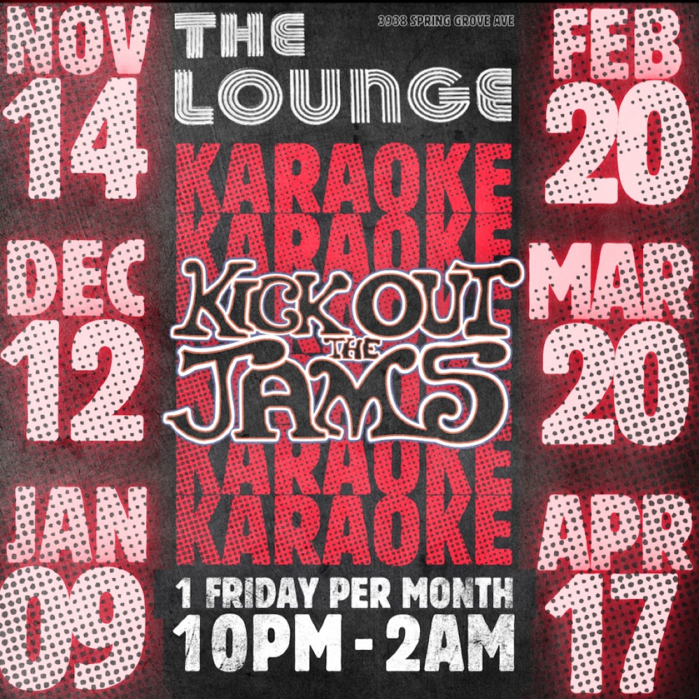Friday Karaoke Party @ The Lounge in Northside w\/ Kick Out The Jams!!