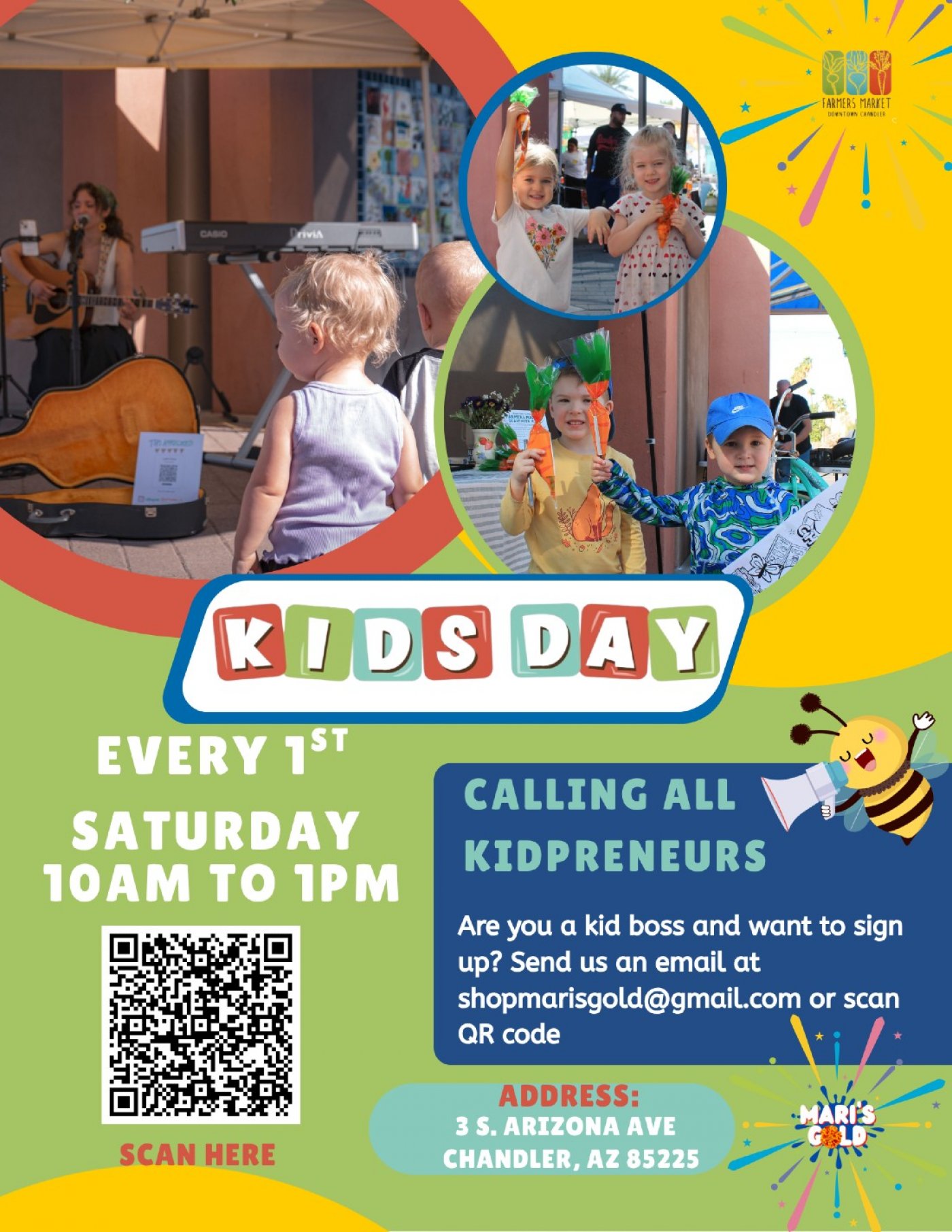 Kids Day at the Downtown Chandlers Farmer's Market