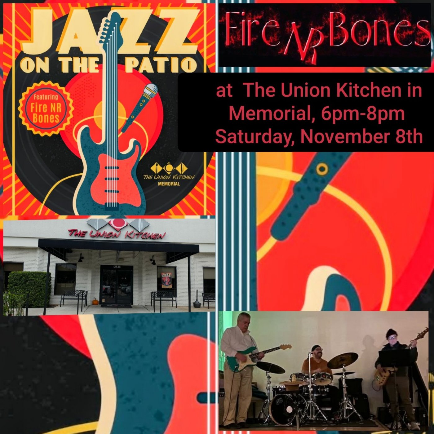 Fire NR Bones on The Patio at The Union Kitchen in Memorial 