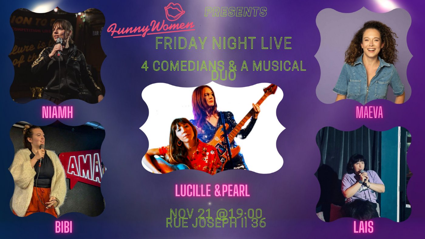 Friday Night Live - November edition with comedy and live music