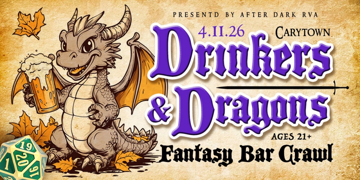 Drinkers & Dragons Fantasy Bar Crawl (Carytown, VA)